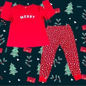 NWT Macy’s Family PJs Ladies Size M 2 Piece Set